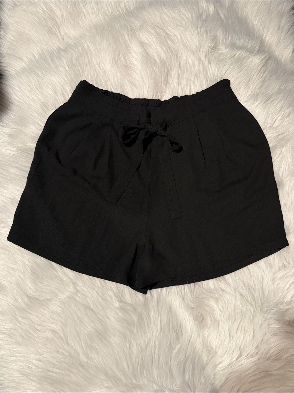 DR2 Black Drawstring Waist Women's Shorts